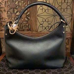 GUCCI Black Leather Handbag